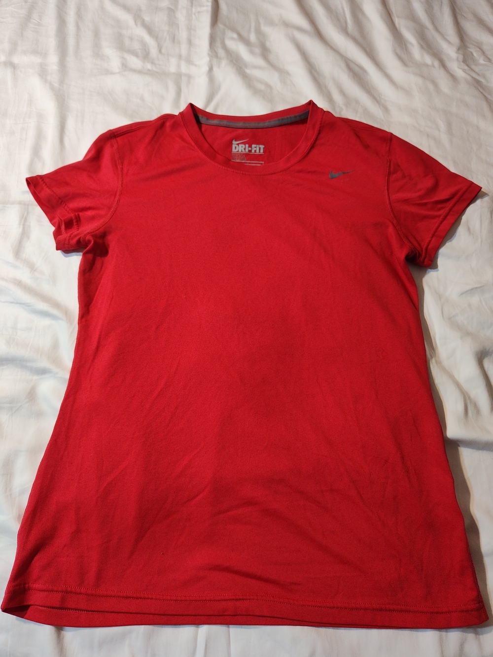 Nike Dri-FIT Women's Red Crewneck Performance T-Shirt